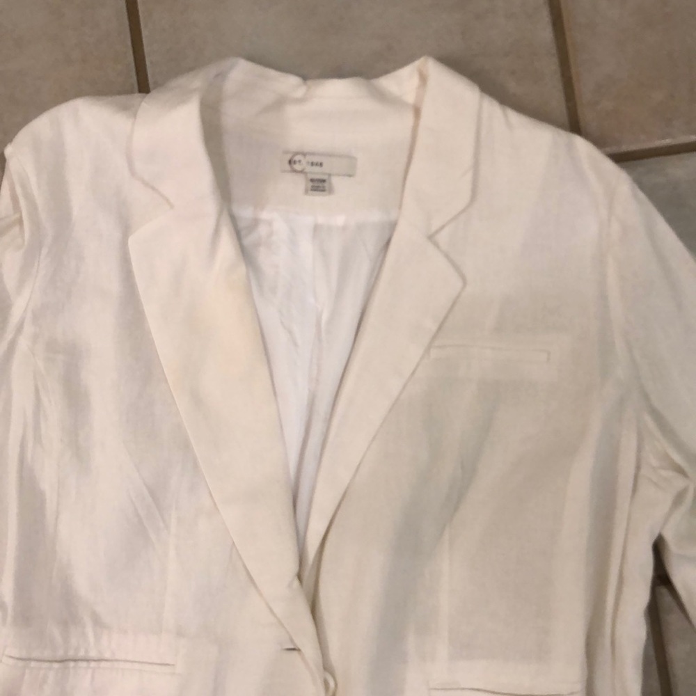 Cato ivory linen jacket 18/20 - Picture 2 of 5